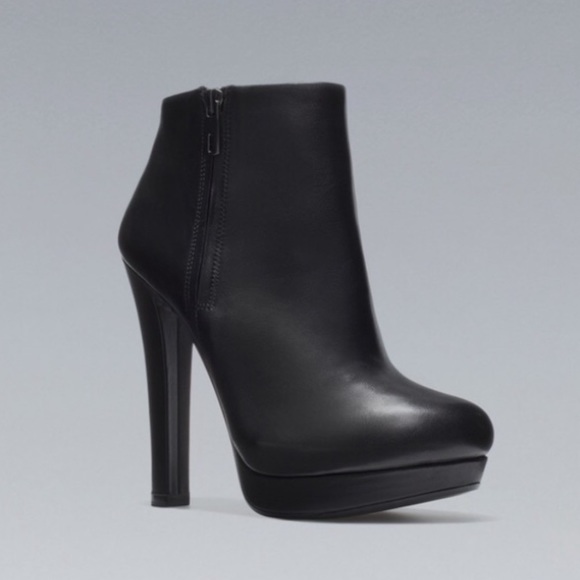zara platform booties
